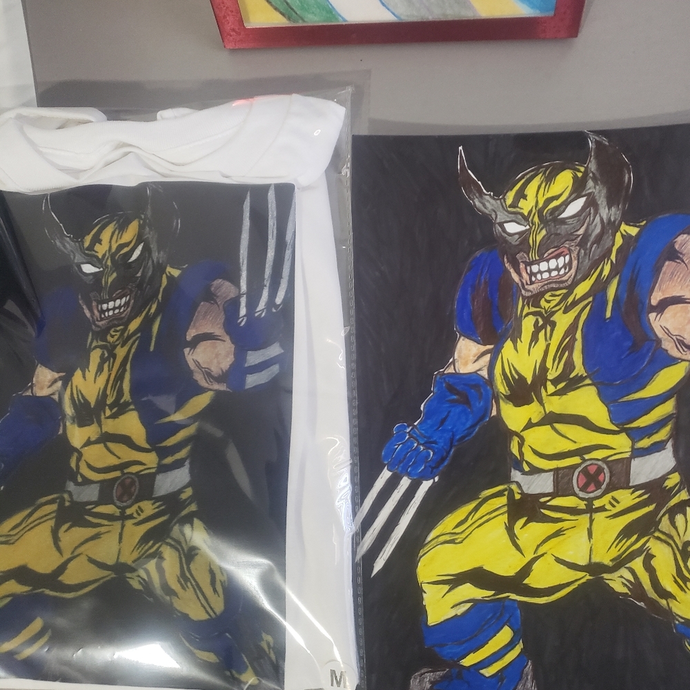 MVC3- Wolverine Graphic Design T-Shirt
